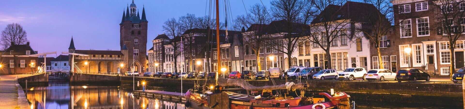 De haven van Zierikzee