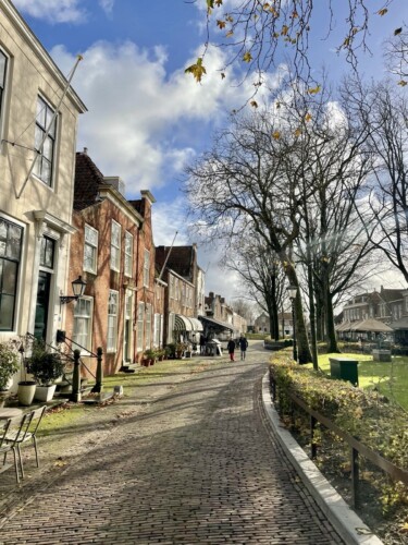 Het gezellige plein van Veere